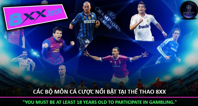 Các bộ môn cá cược nổi bật tại Thể thao 8XX